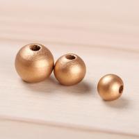 Perles en bois, Rond, DIY & normes différentes pour le choix, plus de couleurs à choisir, Trou:Environ 1mm, Vendu par sac