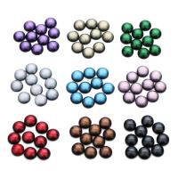 Fashion Resin Cabochons, Flat Round, flat back, more colors for choice, 12mm, 30PCs/Bag, Sold By Bag