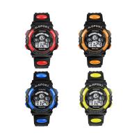 Rubber, with Glass & Plastic & Stainless Steel, Life water resistant & Unisex & for children & adjustable & LED & luminated, more colors for choice, 44x17mm, Length:Approx 9 Inch, Sold By PC