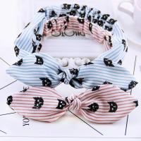 Headband, Cloth, Bowknot, durable & for woman, more colors for choice, 270mm, 5PCs/Lot, Sold By Lot