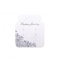 Paper Earring Card, Rectangle, 47x55mm, 100PCs/Lot, Sold By Lot