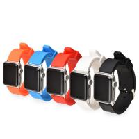 Watch Bands Silicone with Stainless Steel durable & for apple watch & Unisex Length Approx 8 Inch Sold By PC
