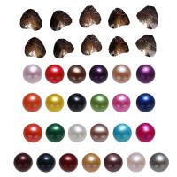 Freshwater Cultured Love Wish Pearl Oyster, Freshwater Pearl, Potato, mixed colors, 7-8mm, 25PCs/Lot, Sold By Lot