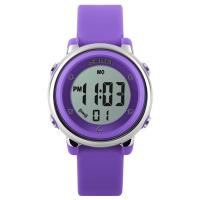 SKmei®  Children Watch, Silicone, with plastic dial & Stainless Steel, plated, 50M waterproof & for children & adjustable & LED, more colors for choice, 38x33x13mm, Length:Approx 8.7 Inch, Sold By PC