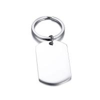 Nehrđajući čelik Key Chain, Prijenosni & Održivi & bez spolne razlike, izvorna boja, 28x47mm, Prodano By PC