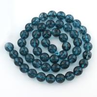 Cyanit Perle, rund, verschiedene Größen vorhanden, Bohrung:ca. 1mm, verkauft per ca. 15 ZollInch Strang