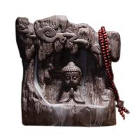 Backflow Incense Burner, Purple Clay, durable & different styles for choice, 190x80x200mm, Sold By PC