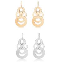 Zinc Alloy Drop Earrings stainless steel post pin plated for woman lead & cadmium free Sold By Pair
