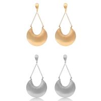 Tibetan Style Drop Earrings, stainless steel post pin, Teardrop, plated, for woman, more colors for choice, lead & cadmium free, 50x102mm, Sold By Pair