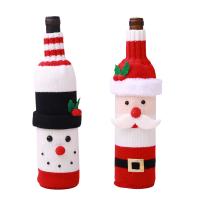 Cloth Christmas Wine Bag, Christmas jewelry & different styles for choice, 110x500mm, Sold By PC