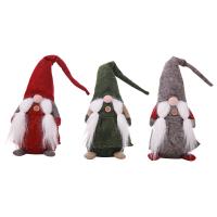 Cloth Christmas Shop Window Decoration, Santa Claus, Christmas jewelry, more colors for choice, 430x130mm, Sold By PC