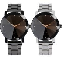 Unisex Wrist Watch Stainless Steel with Glass & Zinc Alloy plated with rhinestone Length Approx 7.8 Inch Sold By PC