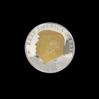 Zinc Alloy Commemorative Coin, plated, uniseks, meer kleuren voor de keuze, nikkel, lood en cadmium vrij, 40x3mm, Verkocht door PC