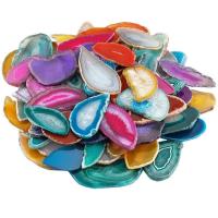 Ice Quartz Agate Cabochon, Nuggets, flat back & no hole, more colors for choice, 28-32x45-48mm, 5PCs/Lot, Sold By Lot