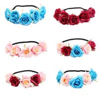 Cloth Hair Wreath, for woman, more colors for choice, 230x10mm, Sold By PC