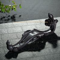 Traditional Ceramic Inserted Burner Incense Seat, Porcelain, black, 270x90x70mm, Sold By PC