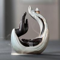 Porcelain Backflow Incense Burner, Poircealláin, 117x154mm, Díolta De réir PC