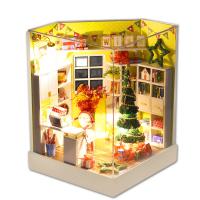 Forniture di Natale, plastica, with vestito & legno, DIY & Gioielli di Natale & LED, 130x170x130mm, Venduto da PC