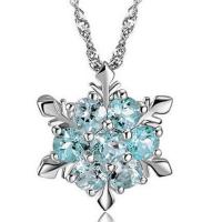 Zinc Alloy Rhinestone Pendants Snowflake silver color plated for woman & with rhinestone nickel lead & cadmium free 20mm Approx 0.5mm Sold By Lot