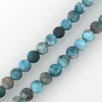 Apatites Beads, Round, matte, 8mm, Hole:Approx 1mm, Approx 50PCs/Strand, Sold Per Approx 15 Inch Strand