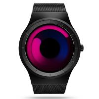 Sinobi® Unisex Smykker Watch, Zinc Alloy, med Glas, forgyldt, flere farver til valg, nikkel, bly & cadmium fri, 40x8mm, 21mm, Længde Ca. 7.1 inch, Solgt af PC