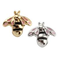 Zinc Alloy European Beads Bee plated without troll & enamel lead & cadmium free Approx 5mm Sold By Bag