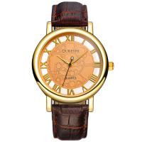 Women Wrist Watch PU Leather with zinc alloy dial & Glass Chinese watch movement for woman plated Approx 9.5 Inch  Sold By PC