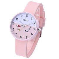 Reloj de Pulsera de Mujeres, silicona, con dial de aleación de cinc & Vidrio, para mujer, más colores para la opción, 16x8x35mm, Vendido por UD