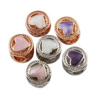 Zinc Alloy European Beads Column plated without troll & enamel lead & cadmium free Approx 5mm Sold By Bag