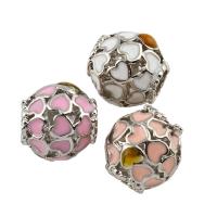 Zinc Alloy European Beads Drum platinum color plated without troll & enamel lead & cadmium free Approx 5mm Sold By Bag