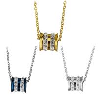 Edelstahl Halskette, mit Ton, plattiert, Oval-Kette & für Frau, keine, 11x12mm, 2mm, verkauft per ca. 17.5 ZollInch Strang