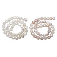 Baroko Kultūringas gėlavandenių perlų karoliukai, Gėlo vandens perlų, Barokas, natūralus, daugiau spalvų pasirinkimas, 11-12mm, Skylė:Apytiksliai 0.8mm, Parduota už Apytiksliai 15.5 Inch Strand