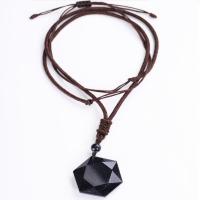 Blue Goldstone Necklace, with Nylon Cord, Different Shape for Choice & natural & Unisex & adjustable, Sold Per 16.5-27.5 Inch Strand