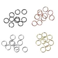 Brass Open Jump Ring, Donut, plated, more colors for choice, 3x3x0.50mm, Hole:Approx 2mm, 2000PCs/Lot, Sold By Lot