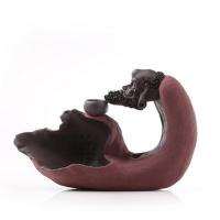 Backflow Incense Burner, Porcelain, more colors for choice, 205x135x80mm, Sold By PC