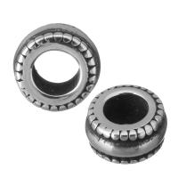 Stainless Steel European Beads, Wheel, without troll & blacken, 8.50x4.50x8.50mm, Hole:Approx 4.5mm, 10PCs/Lot, Sold By Lot