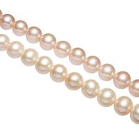 Cultured Potato Freshwater Pearl Beads, natural, different size for choice, pink, 10-11mm, Hole:Approx 0.8mm, Sold By Strand