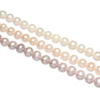 Cultured Potato Freshwater Pearl Beads, natural, different styles for choice, 7-8mm, Hole:Approx 0.8mm, Sold Per Approx 15.7 Inch, Approx 15.9 Inch Strand