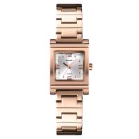 SKmei® Kvinder Smykker Watch, Stainless Steel, med zink legering dial & Glas, forgyldt, 30M vandtæt & for kvinde, flere farver til valg, 21x30x8mm, 14mm, Længde Ca. 7.8 inch, Solgt af PC