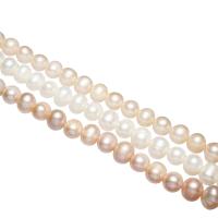 Cultured Potato Freshwater Pearl Beads, natural, different styles for choice, 9-10mm, Hole:Approx 0.8mm, Sold Per Approx 14.5 Inch, Approx 15 Inch Strand