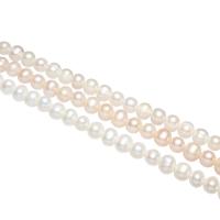 Cultured Potato Freshwater Pearl Beads, natural, different styles for choice, 7-8mm, Hole:Approx 0.8mm, Sold Per Approx 15.5 Inch, Approx 15 Inch Strand