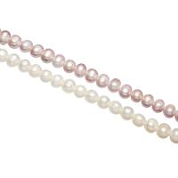 Cultured Potato Freshwater Pearl Beads, natural, different styles for choice, 7-8mm, Hole:Approx 0.8mm, Sold Per Approx 14.7 Inch, Approx 15 Inch Strand