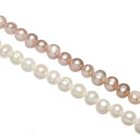 Cultured Potato Freshwater Pearl Beads, natural, different styles for choice, 6-7mm, Hole:Approx 0.8mm, Sold Per Approx 15 Inch Strand