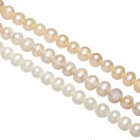 Cultured Potato Freshwater Pearl Beads, natural, different styles for choice, 6-7mm, Hole:Approx 0.8mm, Sold Per Approx 15 Inch, Approx 14 Inch Strand