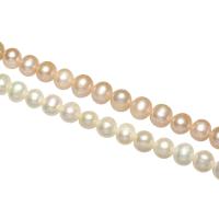 Cultured Baroque Freshwater Pearl Beads, natural, different styles for choice, 7-8mm, Hole:Approx 0.8mm, Sold Per Approx 15.1 Inch, Approx 15 Inch Strand