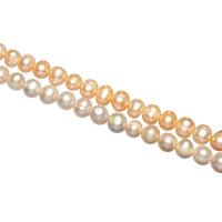 Cultured Potato Freshwater Pearl Beads, natural, different styles for choice, Grade A, 8-9mm, Hole:Approx 0.8mm, Sold Per Approx 14 Inch, Approx 15 Inch Strand
