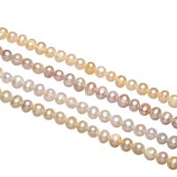 Cultured Potato Freshwater Pearl Beads, natural, different styles for choice, 5-6mm, Hole:Approx 0.8mm, Sold Per Approx 14.5 Inch, Approx 14 Inch, Approx 14.3 Inch Strand