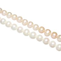 Perles de nacre rondes de culture d'eau douce, perle d'eau douce cultivée, naturel, styles différents pour le choix, 12-15mm, Trou:Environ 0.8mm, Vendu par brin
