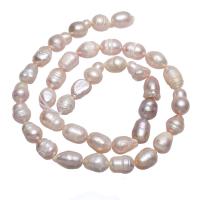 Baroko Kultūringas gėlavandenių perlų karoliukai, Gėlo vandens perlų, "Nuggets", natūralus, mišrios spalvos, 7-8mm, Skylė:Apytiksliai 0.8mm, Parduota už Apytiksliai 15.3 Inch Strand