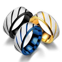 Prst prsten z nerezové oceli, Nerez, á, unisex & různé velikosti pro výběr, více barev na výběr, Prodáno By PC
